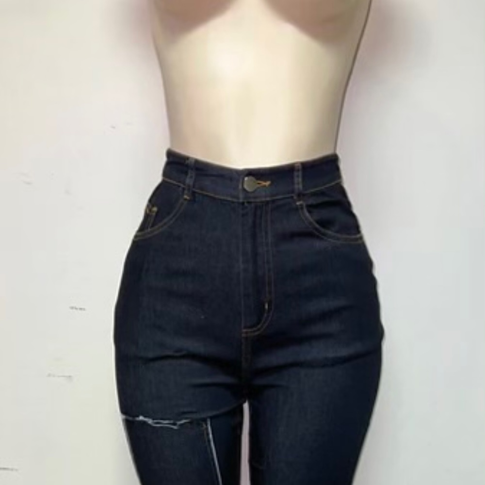 Shane Justice Shredded Denim Pants